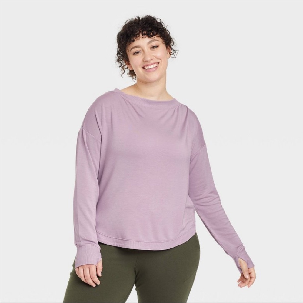 Women's Super Soft Modal Sweatshirt - All in Motion-Mauve XXL